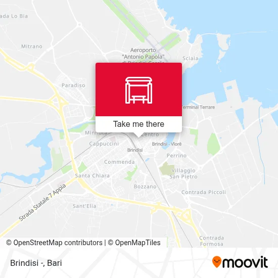 Brindisi - map