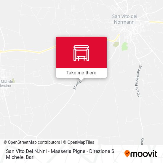 San Vito Dei N.Nni - Masseria Pigne - Direzione S. Michele map