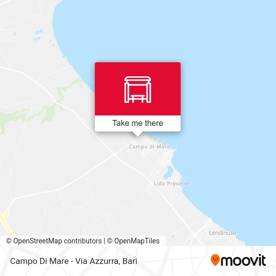 Campo Di Mare - Via Azzurra map