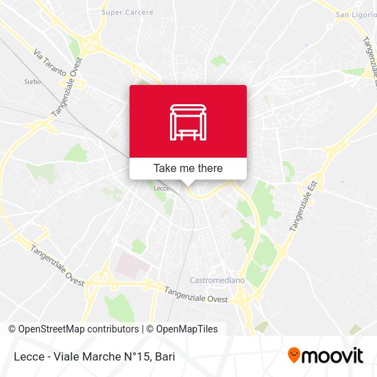 Lecce - Viale Marche N°15 map