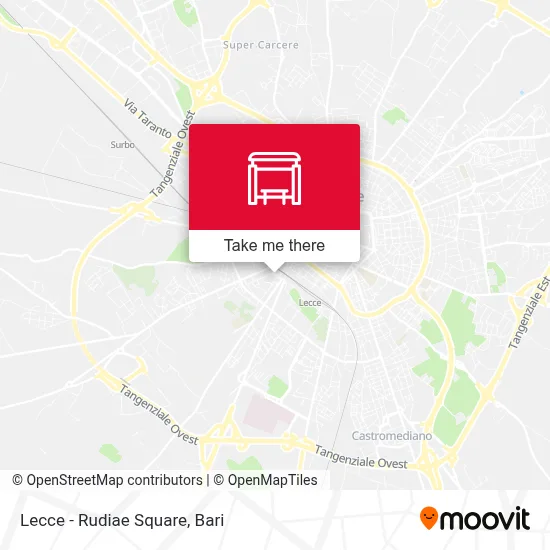 Lecce - Rudiae Square map