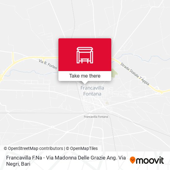 Francavilla F.Na - Via Madonna Delle Grazie Ang. Via Negri map
