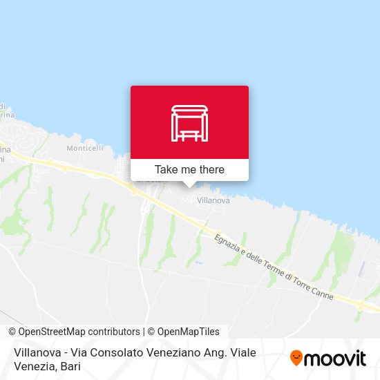 Villanova - Via Consolato Veneziano Ang. Viale Venezia map