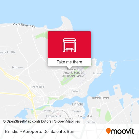 Brindisi - Aeroporto Del Salento map
