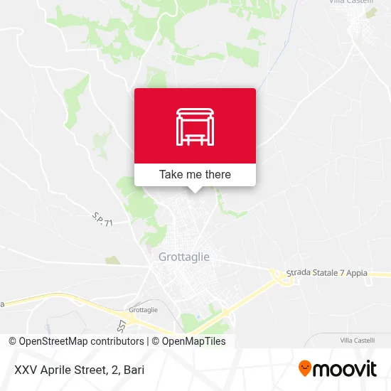 XXV Aprile Street, 2 map