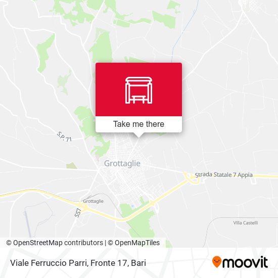 Viale Ferruccio Parri, Fronte 17 map