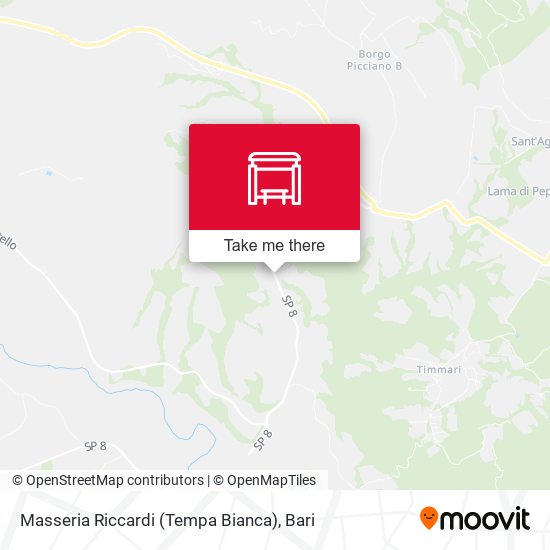 Masseria Riccardi (Tempa Bianca) map