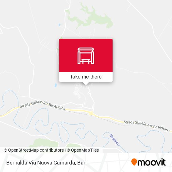 Bernalda Via Nuova Camarda map