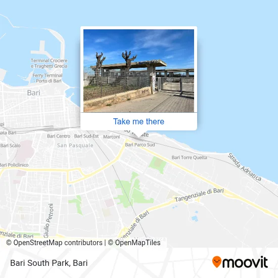 Bari South Park map