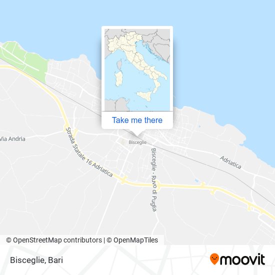 Bisceglie map