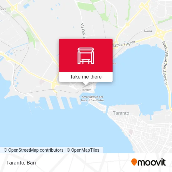 Taranto map