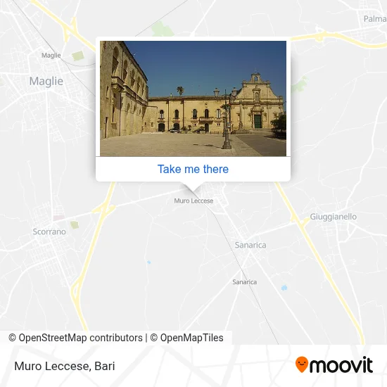Muro Leccese map