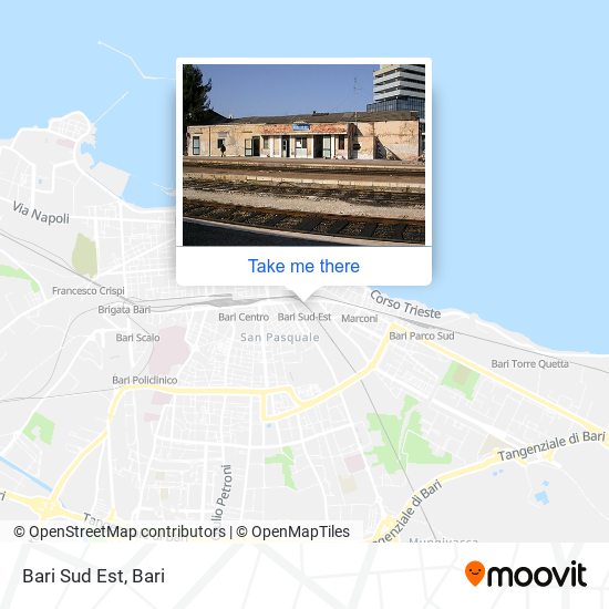 Bari Sud Est map