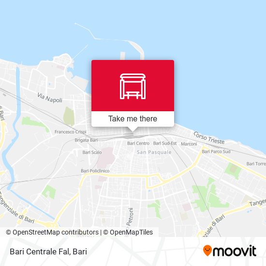Bari Centrale Fal map