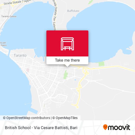 British School - Via Cesare Battisti map