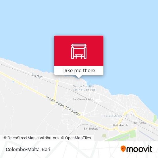 Colombo-Malta map