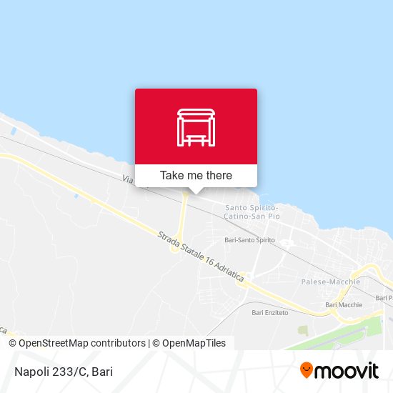 Napoli 233/C map