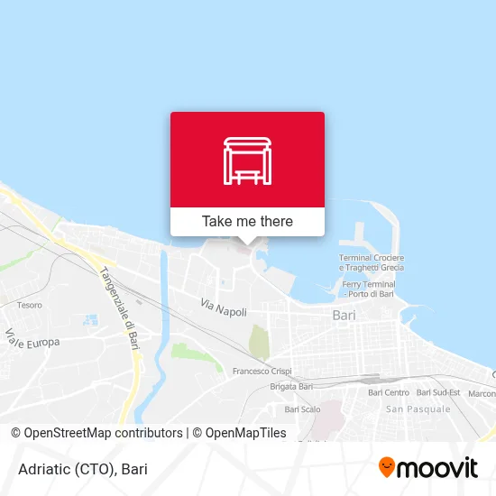 Adriatic (CTO) map