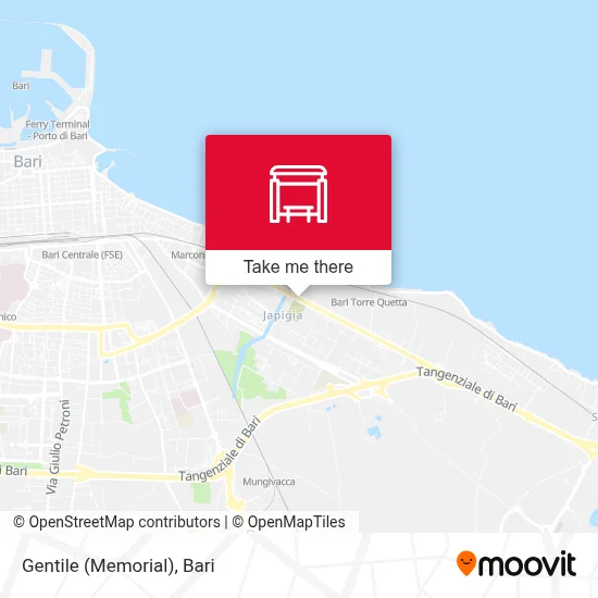 Gentile (Memorial) map