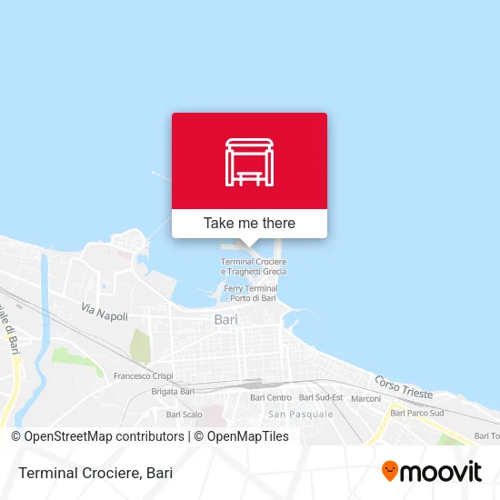 Terminal Crociere map