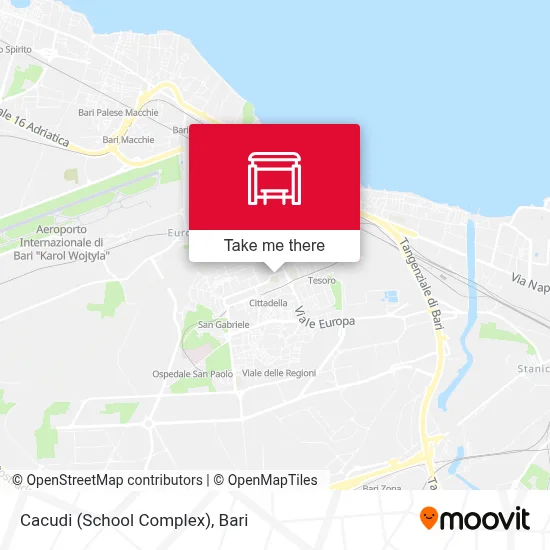 Cacudi (School Complex) map