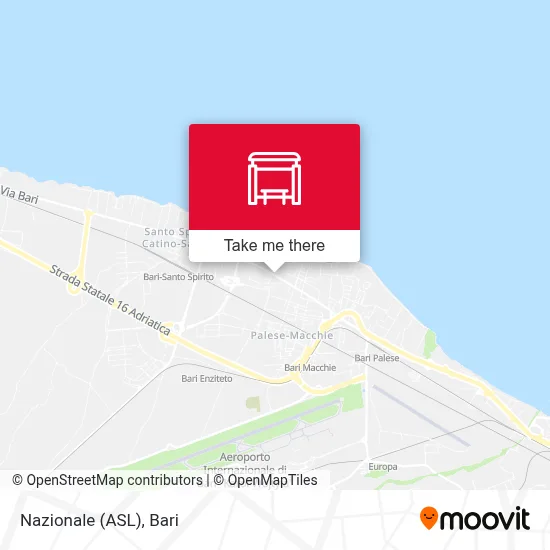 Nazionale (ASL) map