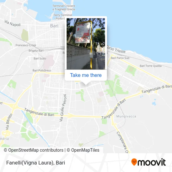 Fanelli (Vigna Laura) map