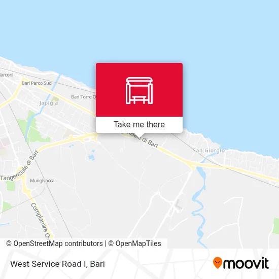 West Service Road I map