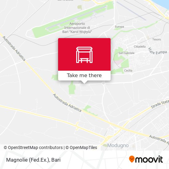 Magnolie (Fed.Ex.) map