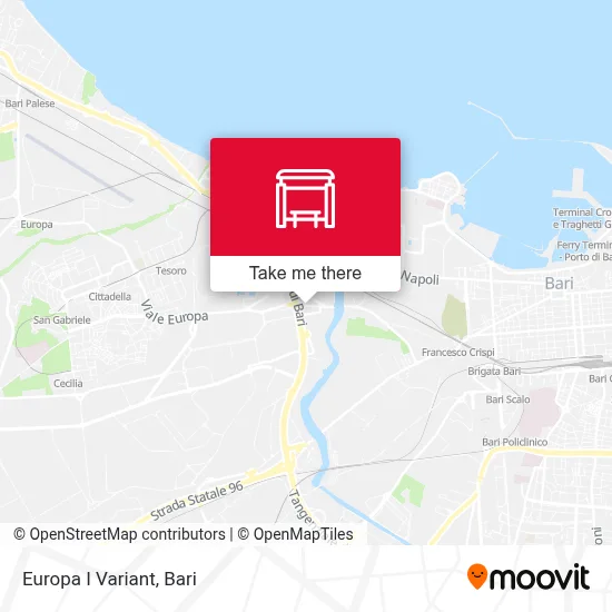 Europa I Variant map