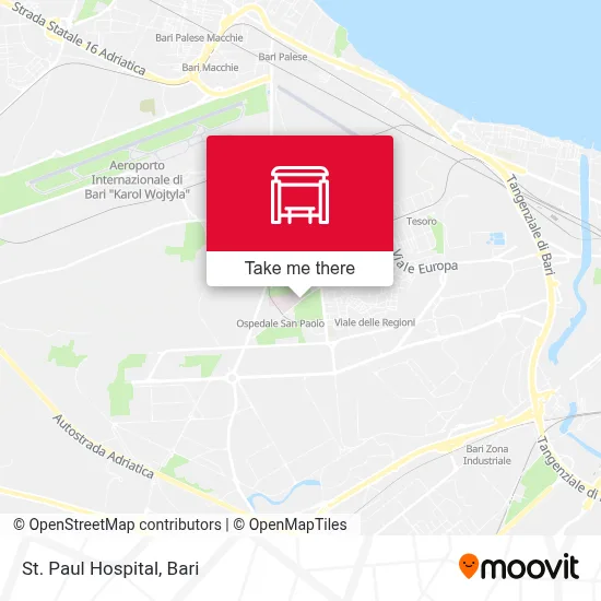 St. Paul Hospital map