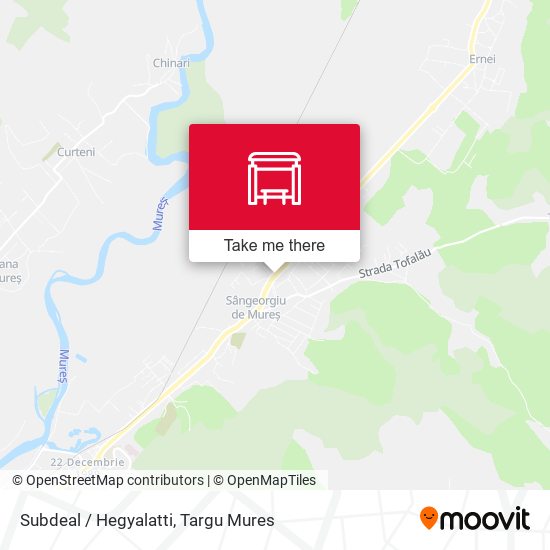 Subdeal / Hegyalatti map