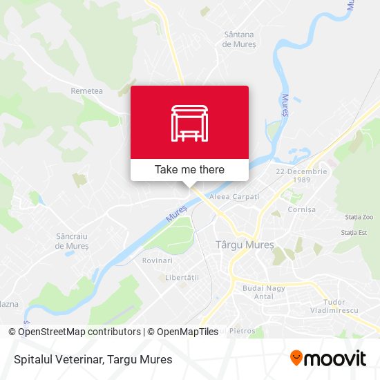 Spitalul Veterinar map