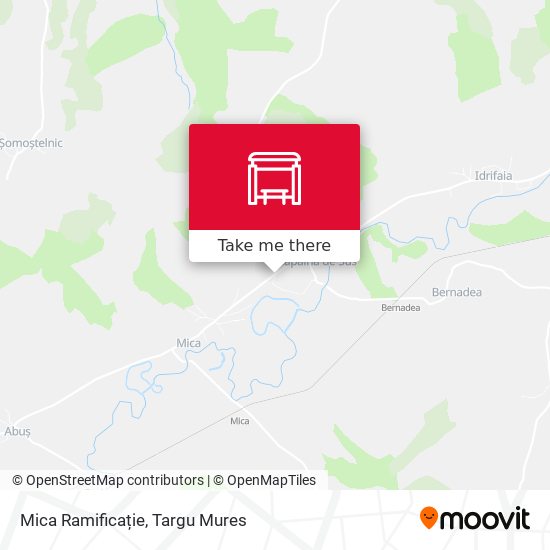 Mica Ramificație map