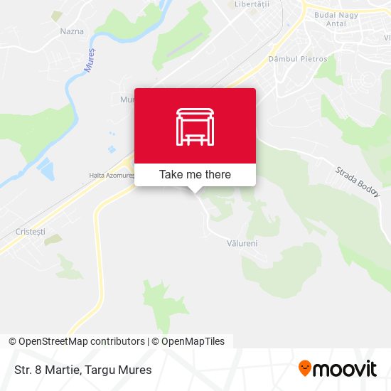 Str. 8 Martie map