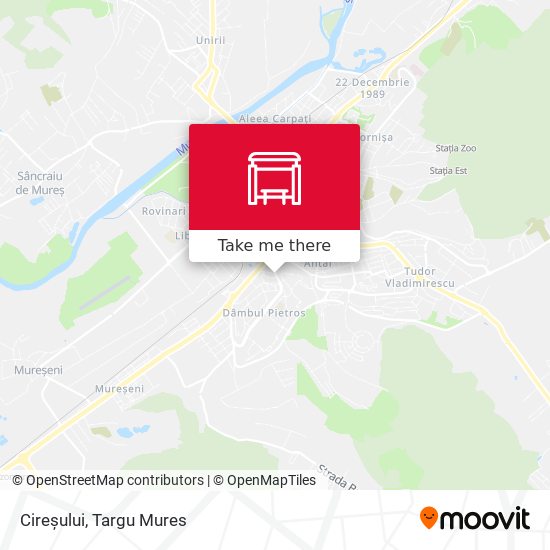 Cireșului map