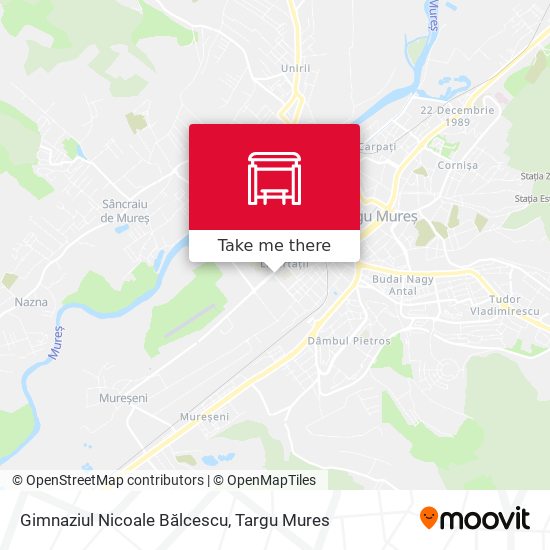 Gimnaziul Nicoale Bălcescu map