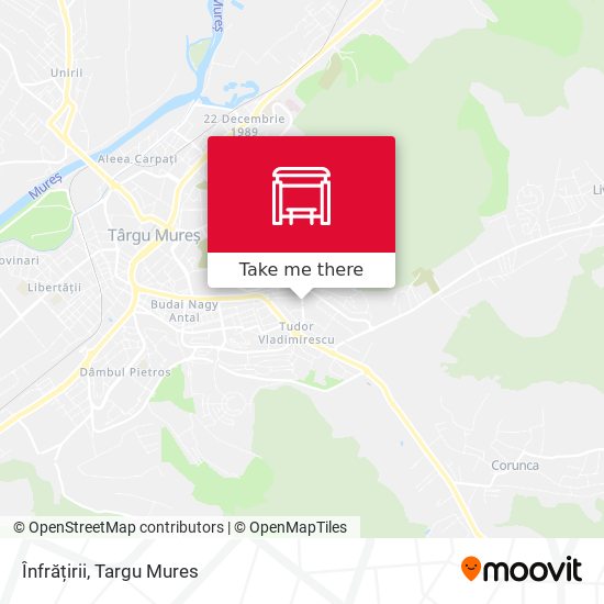 Înfrățirii map