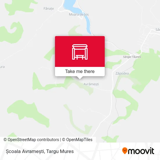 Școala Avramești map