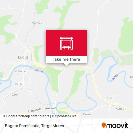Bogata Ramificaţie map
