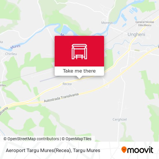 Aeroport Targu Mures(Recea) map