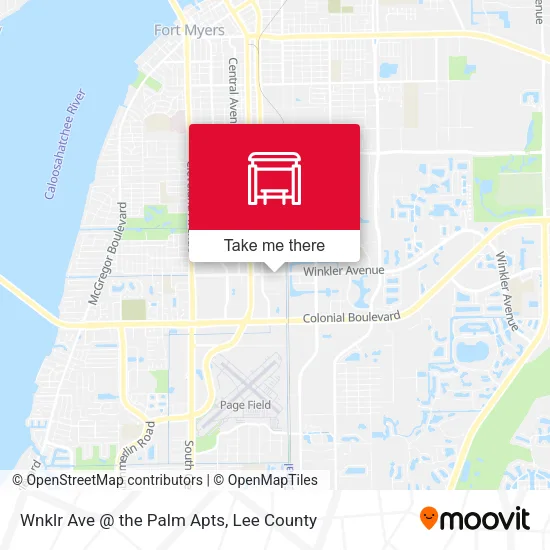 Wnklr Ave @ the Palm Apts map