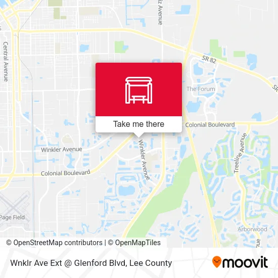 Mapa de Wnklr Ave Ext @ Glenford Blvd