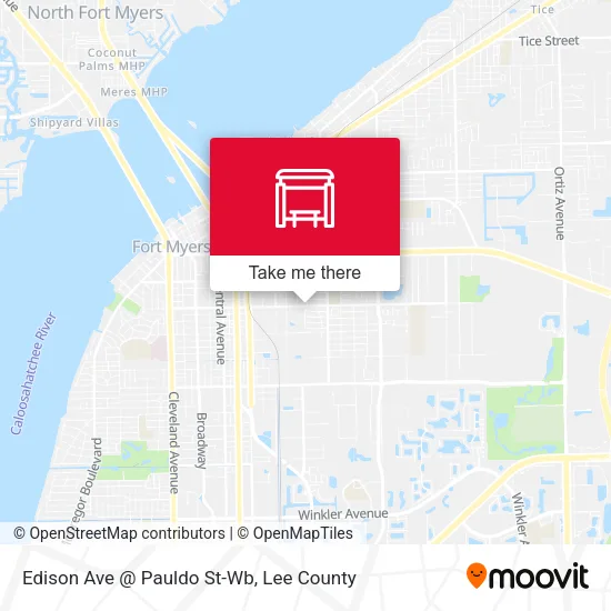 Mapa de Edison Ave @ Pauldo St-Wb