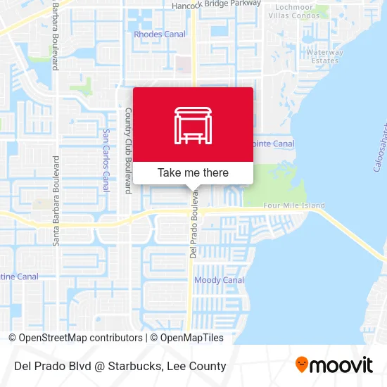 Mapa de Del Prado Blvd @ Starbucks