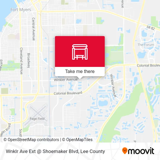 Mapa de Wnklr Ave Ext @ Shoemaker Blvd