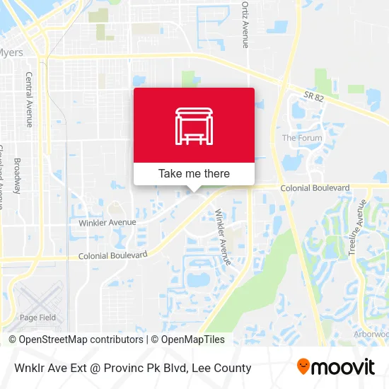 Mapa de Wnklr Ave Ext @ Provinc Pk Blvd