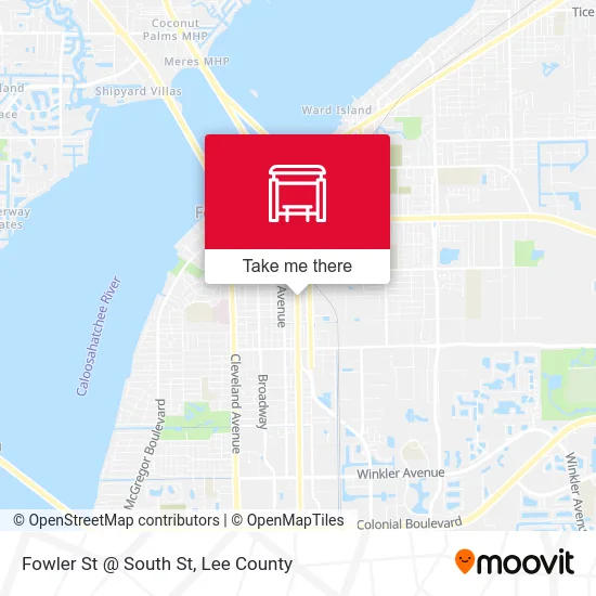 Fowler St @ South St map