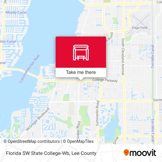 Florida SW State College-Wb map