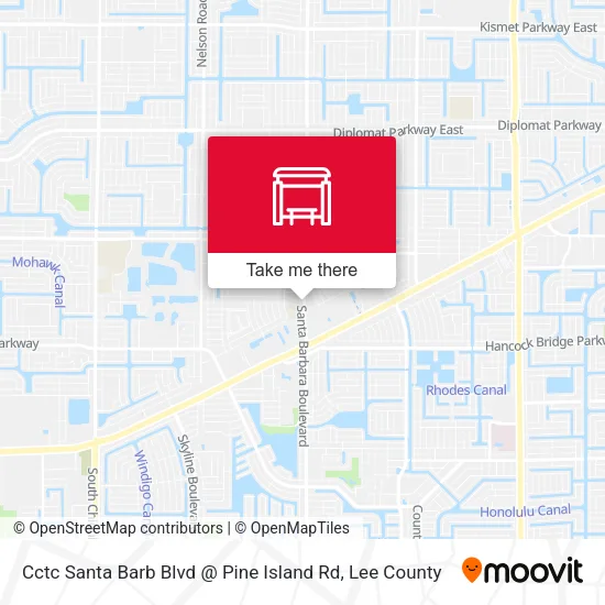 Cctc Santa Barb Blvd @ Pine Island Rd map